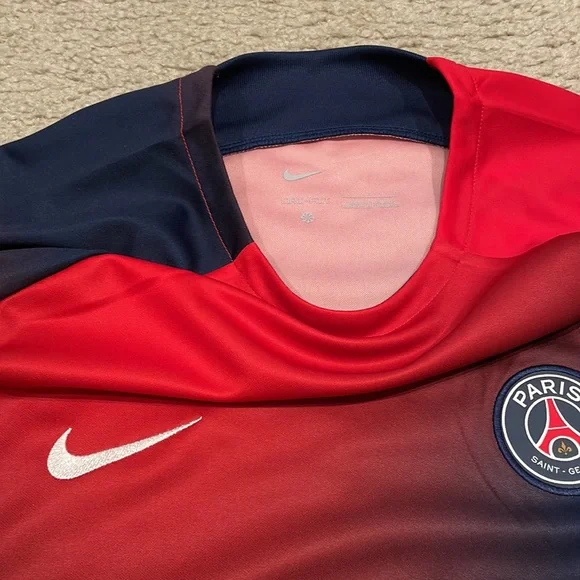 Nike Paris Saint Germain Pre Match Home Training Jersey 23/24 men size L BNWT - Picture 3 of 6